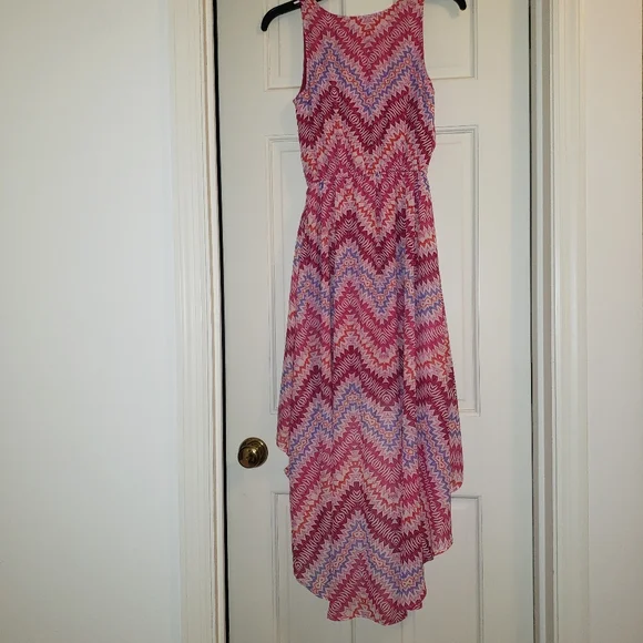 Liberty&Love high/low pink and purple dress, S - Picture 6 of 8